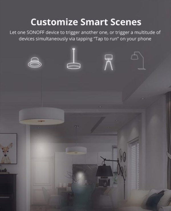 Sonoff Mini R2 pametno WIFI stikalo, Bel - slika 9
