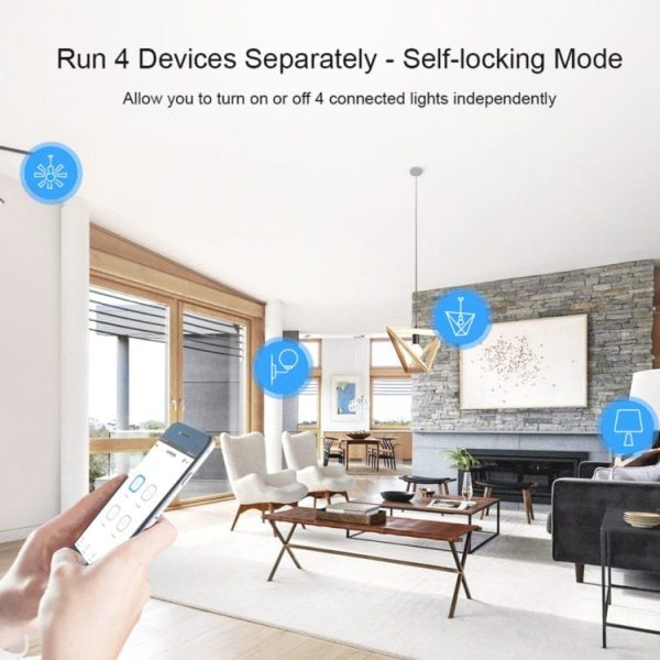 Sonoff R3 Pametno stikalo WIFI- 4 kanalno - slika 9