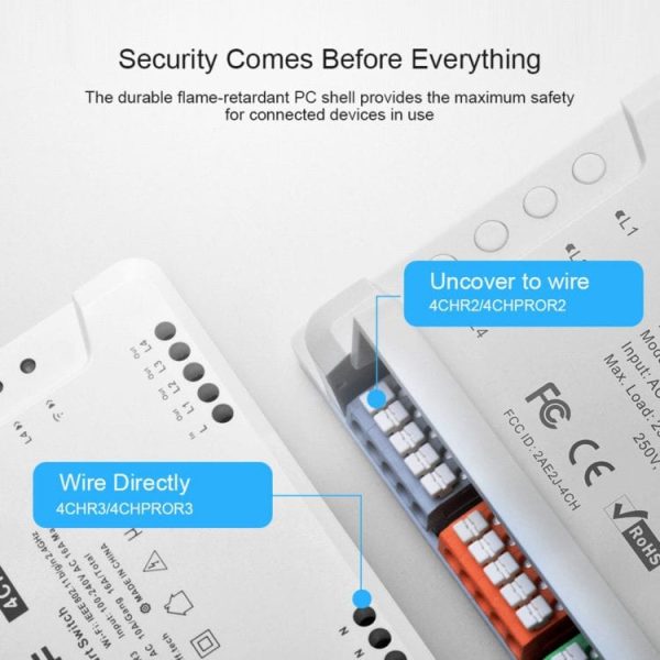 Sonoff R3 Pametno stikalo WIFI- 4 kanalno - slika 7