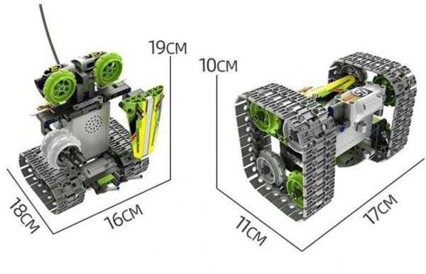 StuntRacer komplet kock za sestavljanje s pogonom 353 v 1 - slika 4