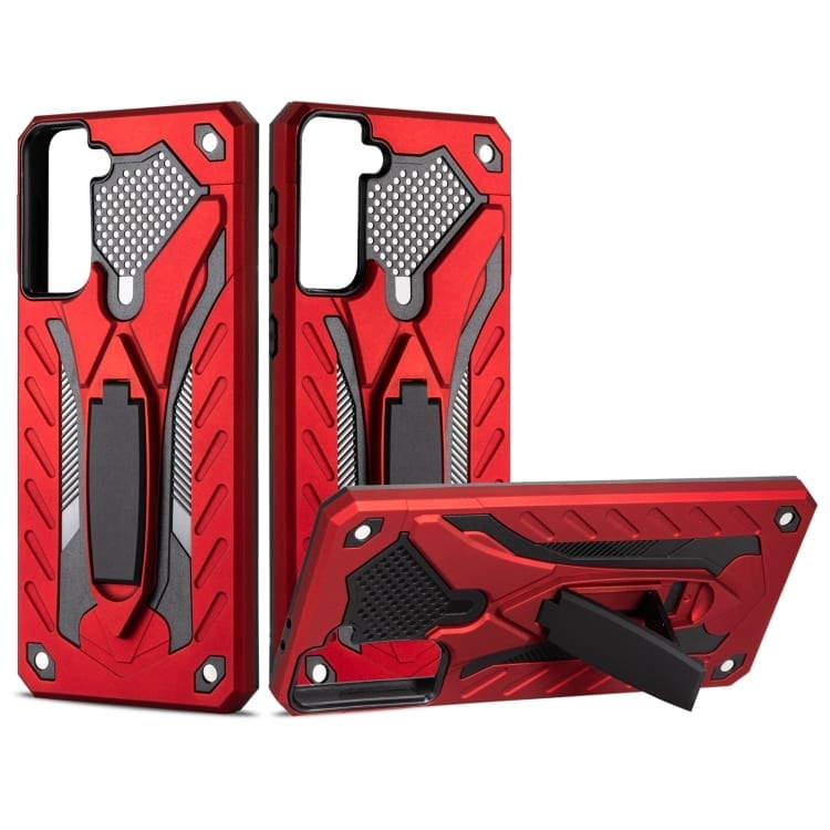 Superior Shockproof ovitek za Samsung galaxy S21 - Rdeč