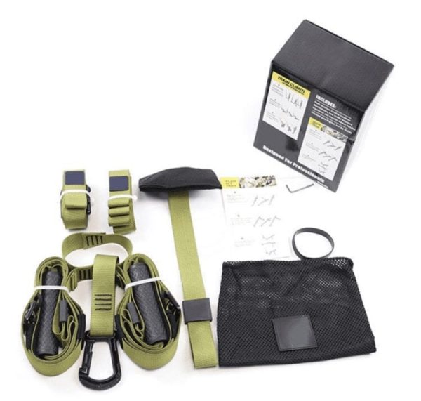 Suspenzijski trakovi za vadbo z lastno težo BodyArmour - Army