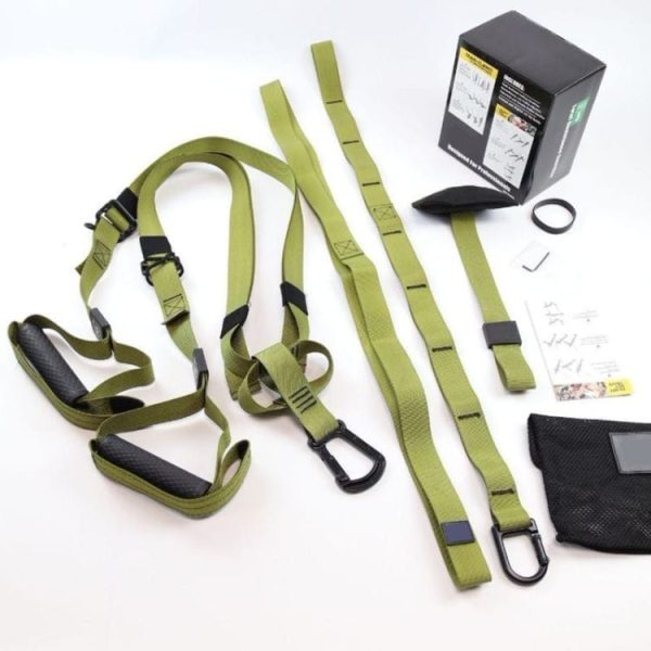 Suspenzijski trakovi za vadbo z lastno težo BodyArmour - Army - slika 2