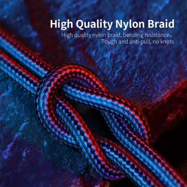 USB-C v USB-C PD kabel za ultra hitro polnjenje 100W 5A - Rdeč - slika 7
