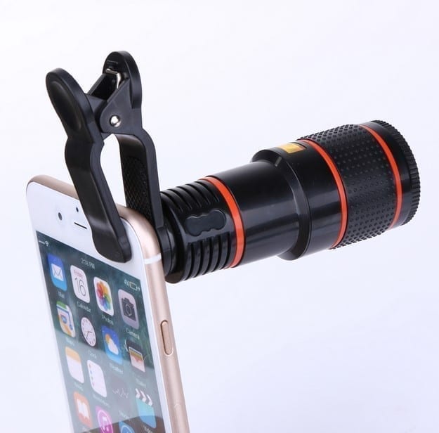 Univerzalni zoom objektiv za pametne telefone 12x black edition