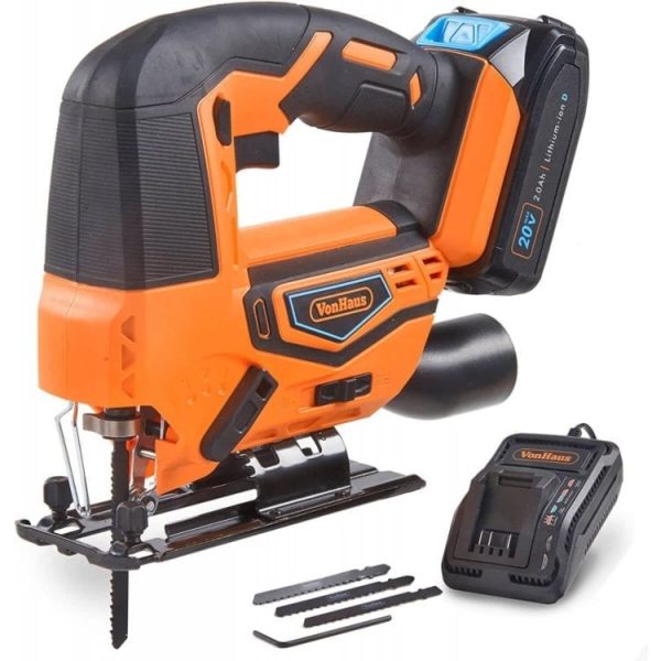 VonHaus akumulatorska vbodna žaga + 20V D-Series baterija 2,0Ah