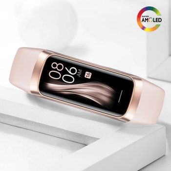 Pametna ura WeFit 3.0 z merilcem telesne temperature, roza