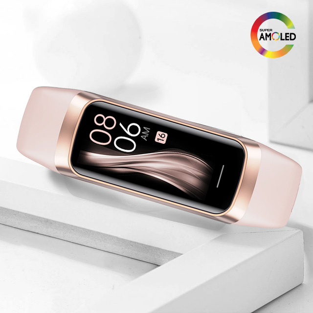 Pametna ura WeFit 3.0 z merilcem telesne temperature, roza