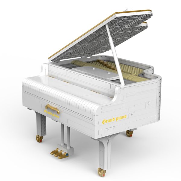 YC-21003 Dreamers Piano kocke za sestavljanje, Bluetooth, Motorizirani deli, Limited Edition, 2745-delni - slika 2