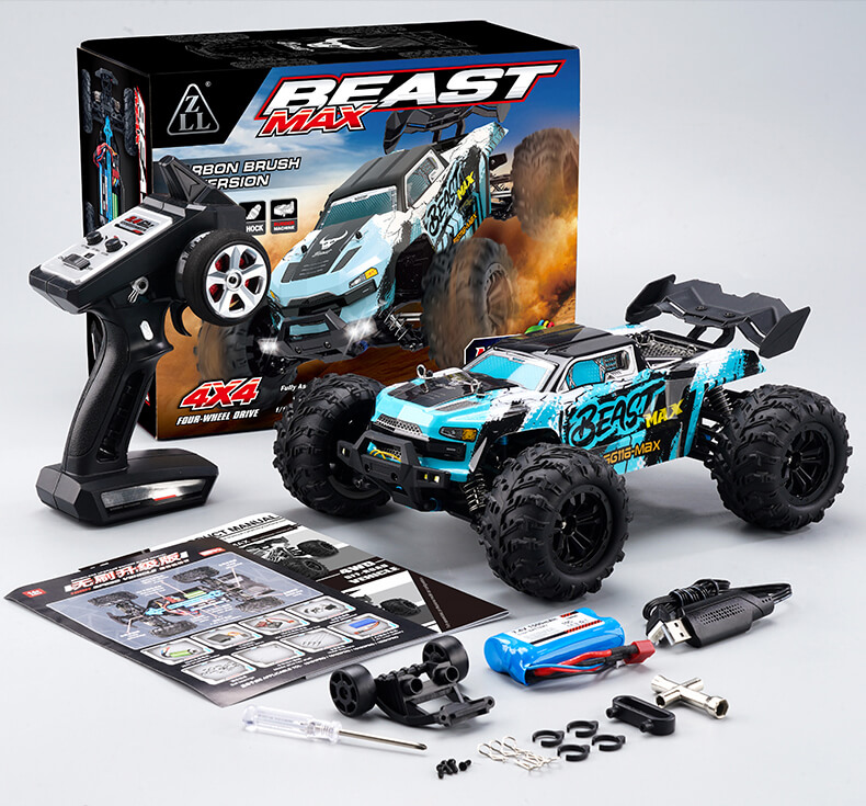 ZLL SG116 MAX 1/16 4x4 Off-road avto na daljinca, 55km/h, IPX4, visoko hitrostni