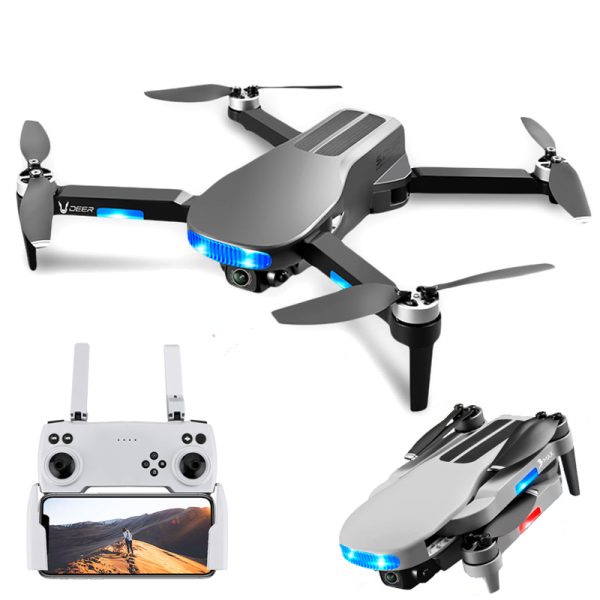 GPS dron Deer3 Max z dvema kamerama, črn - slika 2