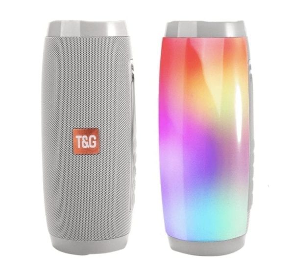 T&G Bluetooth prenosni zvočnik bass TG157 - Srebrni